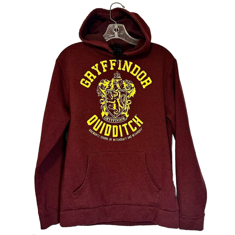 Harry Potter Gryffindor Quidditch Hogwarts School Hoodie Sweater Size S Costume